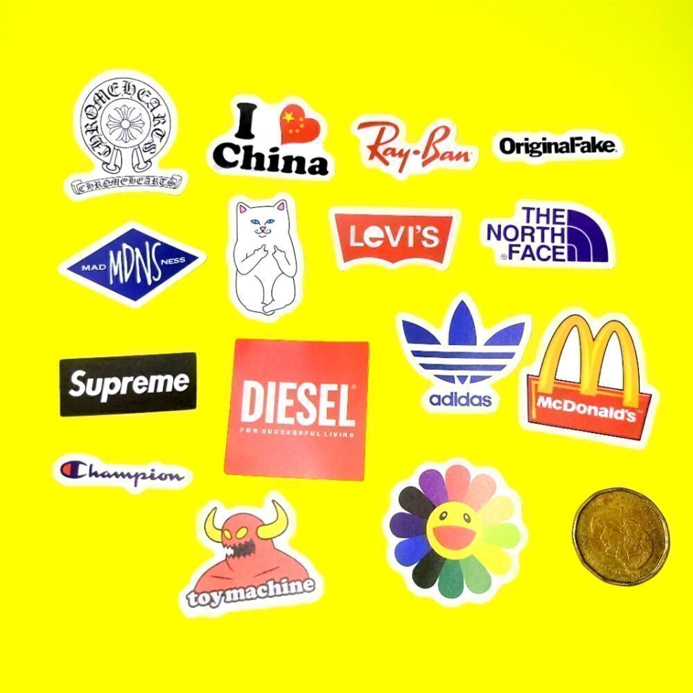 3/$20 brand new 15pcs waterproof stickers